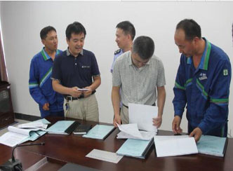 市第六督查组莅临赫邦公司检查指导安全工作