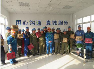 赫邦公司组织开展元旦客户关怀活动 