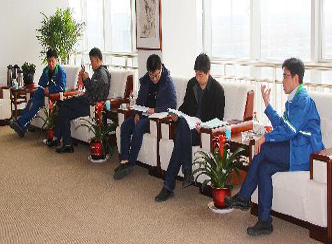 化工园区认定检查组到赫邦公司检查指导环保管理工作