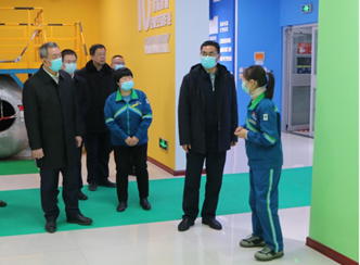 市委统战部部长聂建军一行莅临赫邦公司参观指导