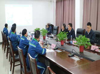 东营港经济开发区管委会主任张江圣一行莅临赫邦公司检查指导