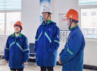 集团总裁张在忠莅临赫邦公司进行检查指导