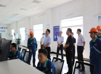 东营市市场监督管理局局长许建仁一行莅临赫邦公司调研 