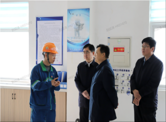 东营市委常委、常务副市长何宪卓一行莅临赫邦公司检查指导工作